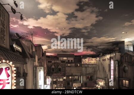 Museo Shin-Yokohama Ramen Foto Stock