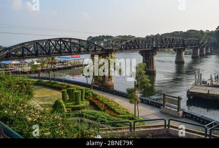 Ponte sul Fiume Kwai Foto Stock