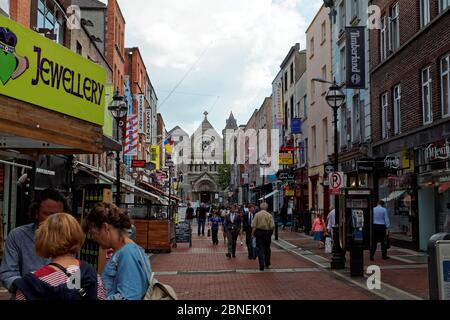 Anne Street South, Dublino, Eire, Repubblica irlandese Foto Stock