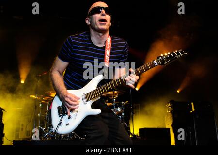 RIO DE JANEIRO, 12.10.2012: G3 con Joe Satriani, Steve Morse e John Petrucci suona alla Citibank Hall (Néstor J. Beremblum) Foto Stock