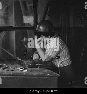 Kremikovtsi è la più grande società metallurgica della Bulgaria dal 1963 al 2009. La società è fallita nel 2008. La foto è del 1988. Foto Stock