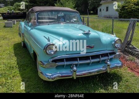 1954 Chevy Bel Air (convertibile) Foto Stock