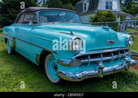 1954 Chevy Bel Air (convertibile) Foto Stock