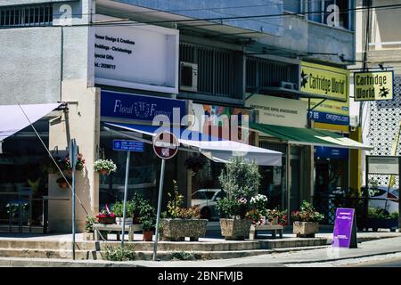 Limassol Cipro 14 maggio 2020 Vista di un negozio per le strade di Limassol, isola di Cipro Foto Stock