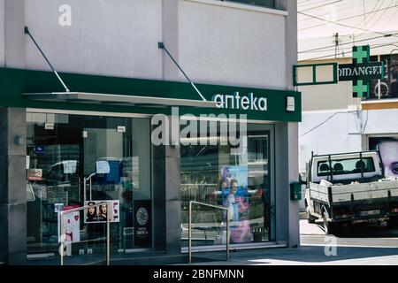 Limassol Cipro 14 maggio 2020 Vista di un negozio per le strade di Limassol, isola di Cipro Foto Stock