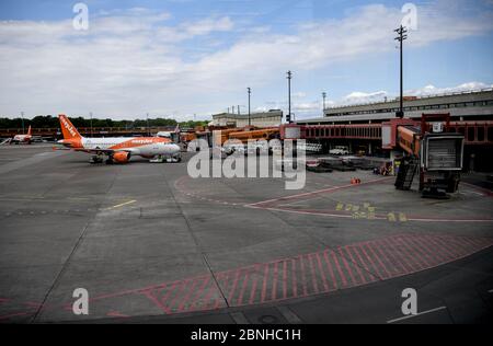 Berlino, Germania. 14 maggio 2020. Tarmac all'aeroporto di Tegel. Credit: Pedersen/dpa-Zentralbild/dpa/Alamy Live News Foto Stock