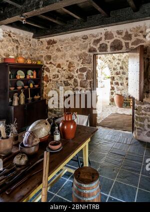 Pedro St. James, sito storico nazionale, interno della casa, Savannah, Bodden Town District, Grand Cayman, Isole Cayman Foto Stock