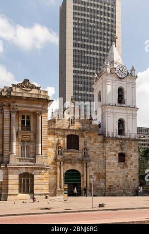 Iglesia de San Francisco, Bogotà, Cundinamarca, Colombia, Sud America Foto Stock