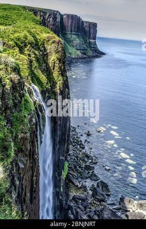 Cascata Kilt nell'isola di skye, Scozia Foto Stock