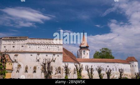 Prejmer chiesa fortificata di ossone, Prejmer, Romania, Foto Stock