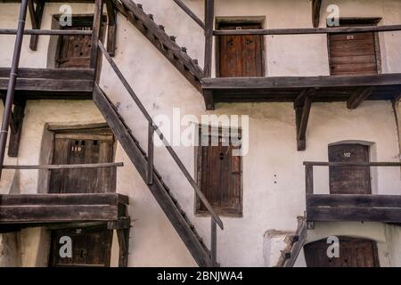 Prejmer chiesa fortificata di ossone, Prejmer, Romania, Foto Stock