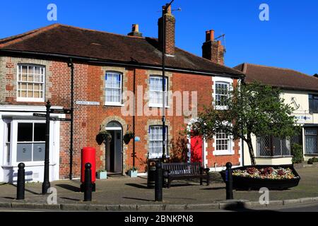 Vista delle case su Church Street, Maldon città, Essex County, Inghilterra, Regno Unito Foto Stock