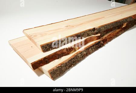 Costruzione di una mensola in legno, produzione fai da te, foto materiale 01 Foto Stock