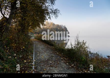 Europa, Polonia, Voivodato silesiano, Jezioro Zywieckie / Lago Zywiec Foto Stock