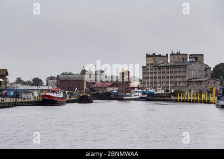 Europa, Polonia, Pomerania, Ustka / Stolpmünde Foto Stock