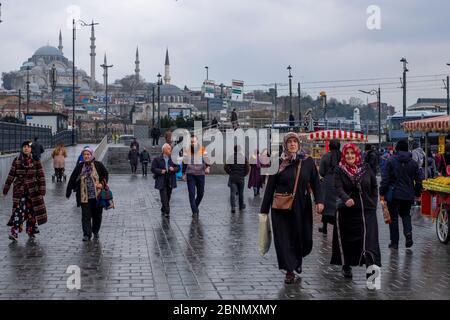 Turchia, Istanbul, comune di Fatih, quartiere di Fatih, Moschea Fatih Foto Stock