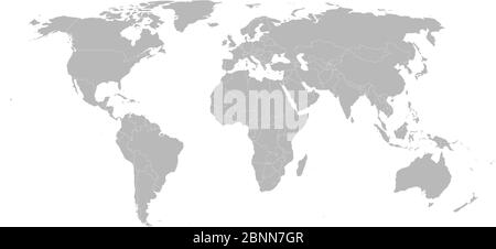 Mappa Libano posizione contrassegnata verde sulla mappa mondiale grafica design. Moderno paese libanese con confini. Illustrazione Vettoriale