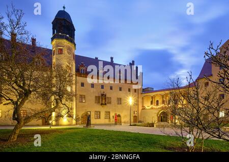 Lutherhaus A Wittenberg, Sassonia-Anhalt, Germania Foto Stock