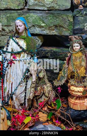 St. Bridget's ben vicino a Liscanor, The Burren, County Clare, Munster, Irlanda, Europa Foto Stock