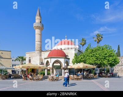 Piazza Eleftherias, Kos, Kos, Dodecaneso, Grecia, Europa Foto Stock