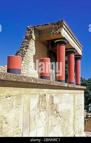 Cnosso, Creta, Grecia, Europa Foto Stock