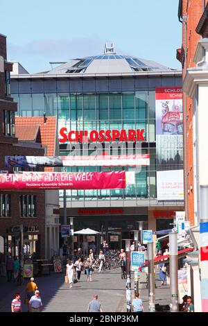 Centro commerciale Schlosspark Centre, Schwerin, Meclemburgo-Pomerania occidentale, Germania, Europa Foto Stock