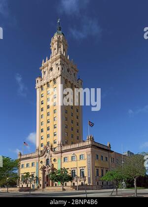 La Torre della libertà. Biscayne Boulevard. Miami. Florida. STATI UNITI Foto Stock