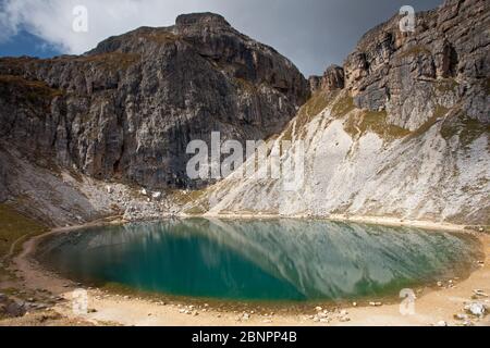 Lago Boè / Lech de Boè Foto Stock