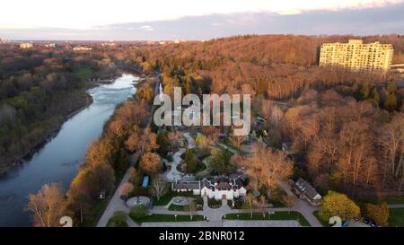 London, Ontario, Springbank Park Sunset Foto Stock