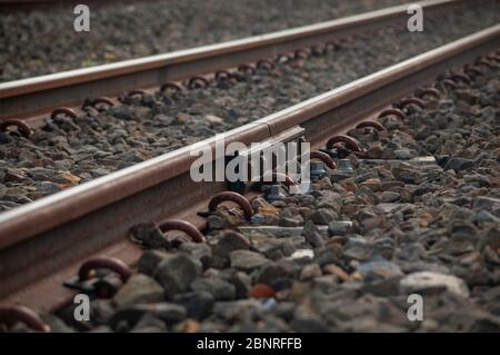 connettore ferroviario Foto Stock