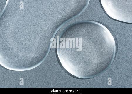 Fondo liquido astratto. Rilascia macro fusione Foto Stock