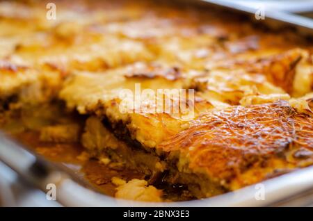 una padella per pasticcio a cottura lenta Foto Stock