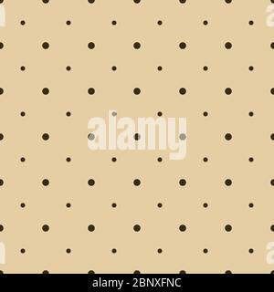 Moderno ed elegante polka dot motivo senza cuciture sfondo. Sfondi e disegni di tessuti. Illustrazione Vettoriale