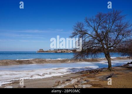 Fort Niagara state Park a New York USA Foto Stock