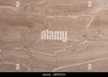 Sfondo in marmo naturale in stile classico di colore beige chiaro. Foto Stock