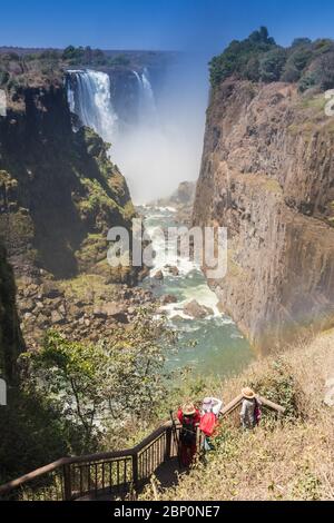 Victoria cade a settembre, Zimbabwe Foto Stock