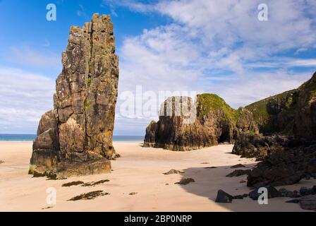 Tolsta Beach, Isle of Lewis, Western Isles, Scotland, Regno Unito Foto Stock