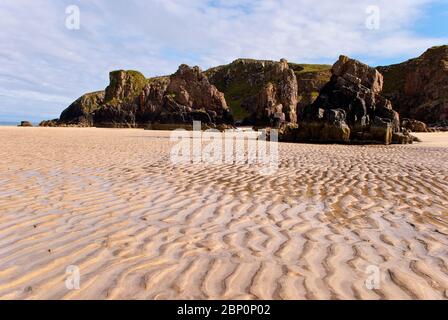 Tolsta Beach, Isle of Lewis, Western Isles, Scotland, Regno Unito Foto Stock