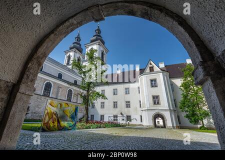 Impressioni del famoso Monastero Kremspuenster in alta Austria Foto Stock