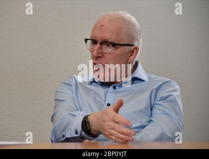 Edimburgo, Scozia Regno Unito. Moderatore della Chiesa di Scozia 2020 - 2021 Rt Rev Dr Martin Fair. Lunedì 9 marzo 2020: Il moderatore-Des Foto Stock