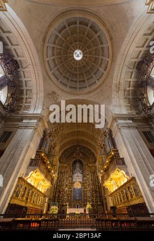 PORTO, PORTOGALLO - 27 FEBBRAIO 2017: Cattedrale di Porto (se do Porto) nel centro storico di Porto. Foto Stock