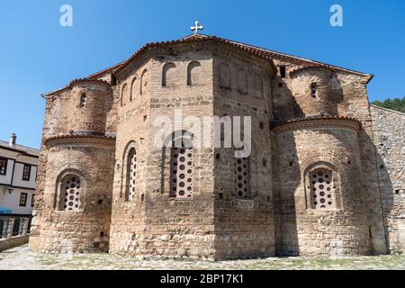 Chiesa dei Santi Clemente e Panteleimon a Ohrid, Macedonia del Nord. Agosto 2019 Foto Stock