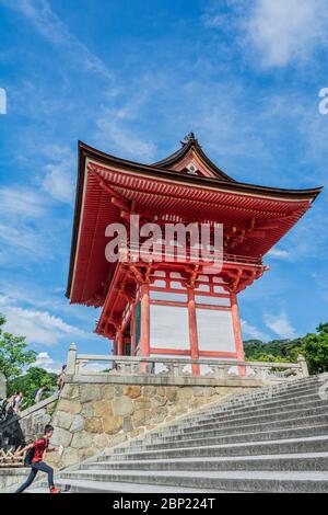 Kyoto, Giappone, Asia - 5 Settembre 2019 : Vista del tempio Kiyomizu Dera a Kyoto Foto Stock