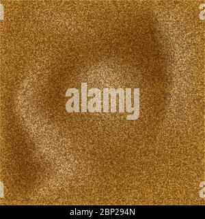 Vettoriale texture sabbia realistica background.Seamless texture sabbia. Disegno di arenaria, struttura di sabbia Illustrazione Vettoriale