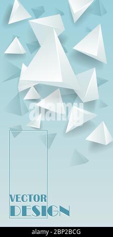 Abstract sfondo con elementi geometrici. Illustrazione Vettoriale