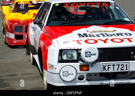 Ross Clarke's Toyota Celica TA64 Turbo Gruppo B 1983. Foto Stock