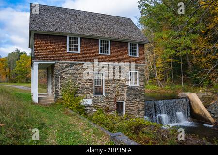 Blow-Me Down Mill, New Hampshire Foto Stock