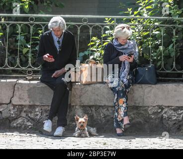 PRIMO WEEK END DI DECONFINEMENT Foto Stock