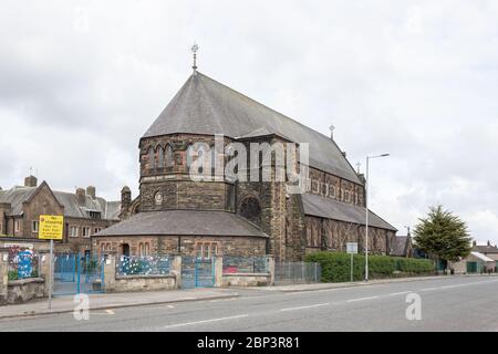 Chiesa cattolica romana di nostra Signora dell'Immacolata Concezione, Birkenhead. Progettato da EW Pugin 1862, Cavendish Street Foto Stock