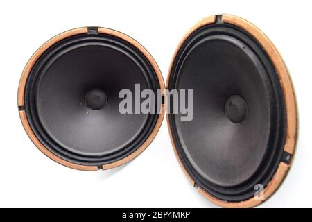 Woofer sovietico antico 5gd-3 da Vintage Acoustics Symphony. Foto Stock